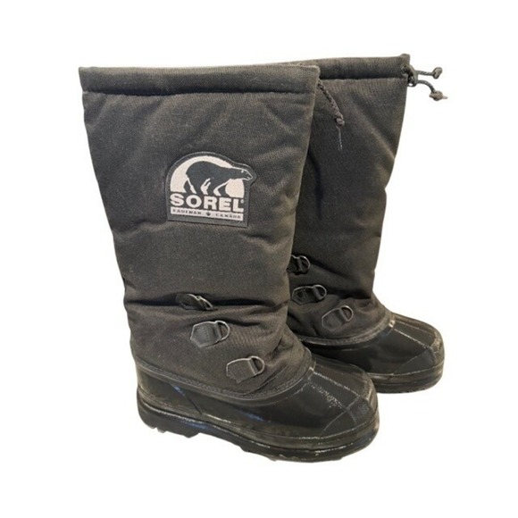 Sorel Other - Sorel Glacier III Mens Black Waterproof Winter Snow Boots Size 7 New in Box
